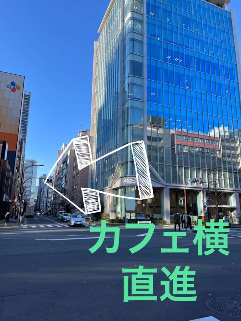 メンズ専門眉毛＆脱毛サロンQuartz 経路案内　新橋駅